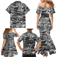 Black Power Family Matching Mermaid Dress and Hawaiian Shirt African American Culture - Wonder Print Shop