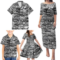 Black Power Family Matching Puletasi and Hawaiian Shirt African American Culture - Wonder Print Shop