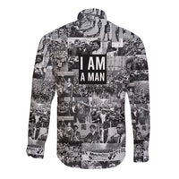 Black Power Long Sleeve Button Shirt African American Culture - Wonder Print Shop