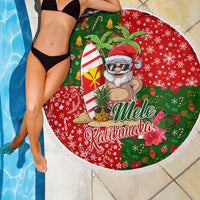 Hawaii Christmas Beach Blanket Mele Kalikimaka Kanaka Maoli - Wonder Print Shop
