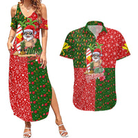 Hawaii Christmas Couples Matching Summer Maxi Dress and Hawaiian Shirt Mele Kalikimaka Kanaka Maoli - Wonder Print Shop