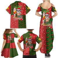 Hawaii Christmas Family Matching Summer Maxi Dress and Hawaiian Shirt Mele Kalikimaka Kanaka Maoli - Wonder Print Shop