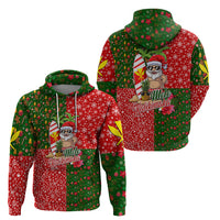 Hawaii Christmas Hoodie Dress Mele Kalikimaka Kanaka Maoli - Wonder Print Shop