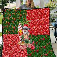 Hawaii Christmas Quilt Mele Kalikimaka Kanaka Maoli - Wonder Print Shop