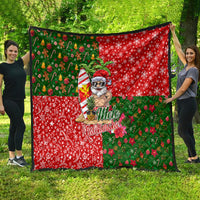 Hawaii Christmas Quilt Mele Kalikimaka Kanaka Maoli - Wonder Print Shop