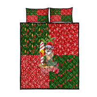 Hawaii Christmas Quilt Bed Set Mele Kalikimaka Kanaka Maoli - Wonder Print Shop