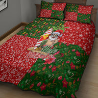 Hawaii Christmas Quilt Bed Set Mele Kalikimaka Kanaka Maoli - Wonder Print Shop