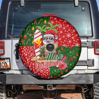 Hawaii Christmas Spare Tire Cover Mele Kalikimaka Kanaka Maoli - Wonder Print Shop