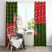 Hawaii Christmas Window Curtain Mele Kalikimaka Kanaka Maoli - Wonder Print Shop