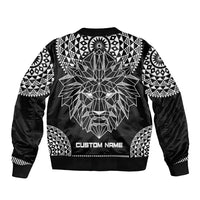 Geometric Head Lion Bomber Jacket - Wonder Print Shop