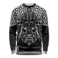 Geometric Head Lion Long Sleeve Shirt - Wonder Print Shop