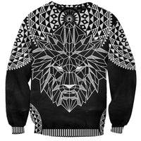 Geometric Head Lion Sweatshirt - Wonder Print Shop