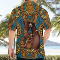 Personalized Black Girl Flora Hawaiian Shirt African Women - Wonder Print Shop