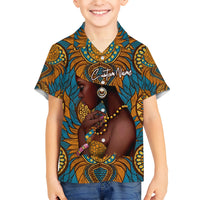 Personalized Black Girl Flora Hawaiian Shirt African Women - Wonder Print Shop