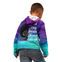 Black Strong Women Blessed Educated Kid Hoodie African Girl - Wonder Print Shop