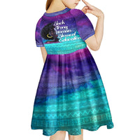 Black Strong Women Blessed Educated Kid Short Sleeve Dress African Girl - Wonder Print Shop