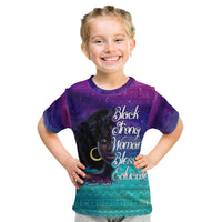 Black Strong Women Blessed Educated Kid T Shirt African Girl - Wonder Print Shop