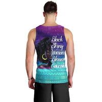 Black Strong Women Blessed Educated Men Tank Top African Girl - Wonder Print Shop