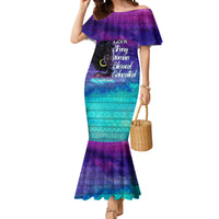 Black Strong Women Blessed Educated Mermaid Dress African Girl - Wonder Print Shop