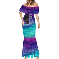 Black Strong Women Blessed Educated Mermaid Dress African Girl - Wonder Print Shop