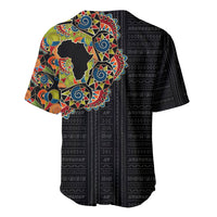 Personalized Sleeve African Pattern Baseball Jersey Multi-Colored - Wonder Print Shop