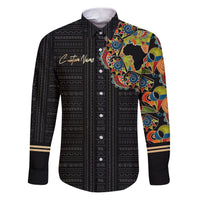 Personalized Sleeve African Pattern Family Matching Puletasi and Hawaiian Shirt Multi-Colored - Wonder Print Shop