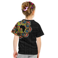 Personalized Sleeve African Pattern Kid T Shirt Multi-Colored - Wonder Print Shop