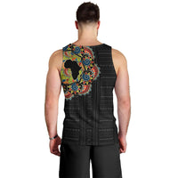 Personalized Sleeve African Pattern Men Tank Top Multi-Colored - Wonder Print Shop