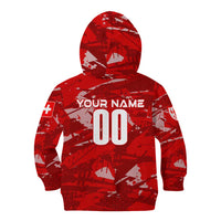 Personalized Switzerland Football 2024 Kid Hoodie Trophy Wing Style - Wonder Print Shop