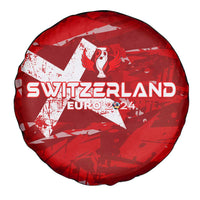 Switzerland Football 2024 Spare Tire Cover Trophy Wing Style - Wonder Print Shop
