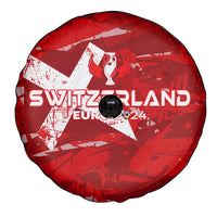 Switzerland Football 2024 Spare Tire Cover Trophy Wing Style - Wonder Print Shop