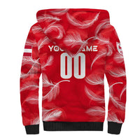 Personalized Austria Football 2024 Sherpa Hoodie Trophy Wing Style - Wonder Print Shop