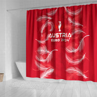 Austria Football 2024 Shower Curtain Trophy Wing Style