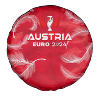 Austria Football 2024 Spare Tire Cover Trophy Wing Style - Wonder Print Shop
