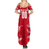 Personalized Austria Football 2024 Summer Maxi Dress Trophy Wing Style - Wonder Print Shop