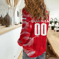 Personalized Austria Football 2024 Women Casual Shirt Trophy Wing Style - Wonder Print Shop