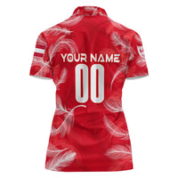Personalized Austria Football 2024 Women Polo Shirt Trophy Wing Style - Wonder Print Shop