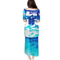 Personalized England Football 2024 Family Matching Puletasi and Hawaiian Shirt Trophy Wing Style - Wonder Print Shop