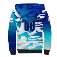 Personalized England Football 2024 Sherpa Hoodie Trophy Wing Style - Wonder Print Shop