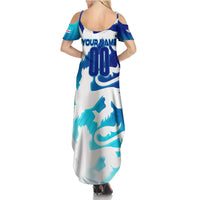 Personalized England Football 2024 Summer Maxi Dress Trophy Wing Style - Wonder Print Shop