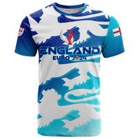 Personalized England Football 2024 T Shirt Trophy Wing Style - Wonder Print Shop