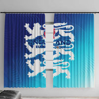 England Football 2024 Window Curtain Trophy Wing Style - Wonder Print Shop