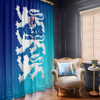 England Football 2024 Window Curtain Trophy Wing Style - Wonder Print Shop