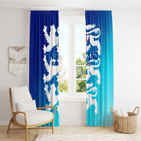 England Football 2024 Window Curtain Trophy Wing Style - Wonder Print Shop