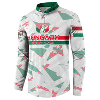 Personalized Hungary Football 2024 Button Sweatshirt Trophy Wing Style - Wonder Print Shop