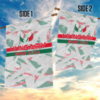 Hungary Football 2024 Garden Flag Trophy Wing Style - Wonder Print Shop