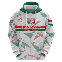 Personalized Hungary Football 2024 Hoodie Trophy Wing Style - Wonder Print Shop