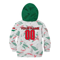 Personalized Hungary Football 2024 Kid Hoodie Trophy Wing Style - Wonder Print Shop