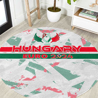 Hungary Football 2024 Round Carpet Trophy Wing Style