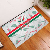 Hungary Football 2024 Rubber Doormat Trophy Wing Style - Wonder Print Shop